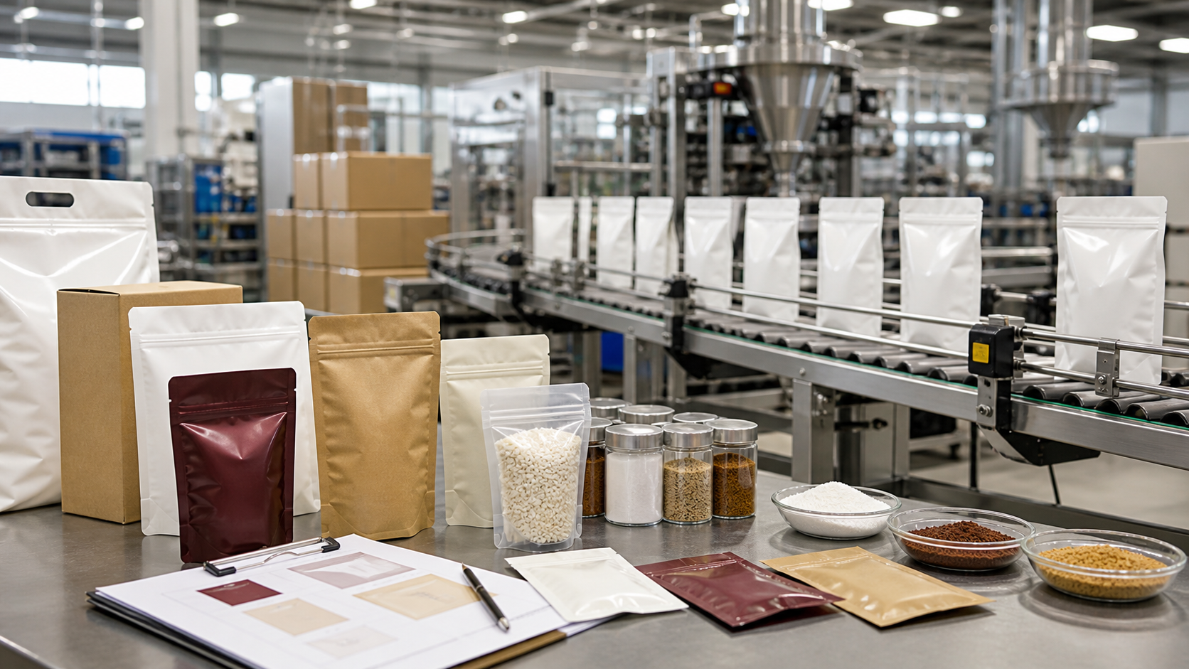 Private-label packaging and contract manufacturing samples